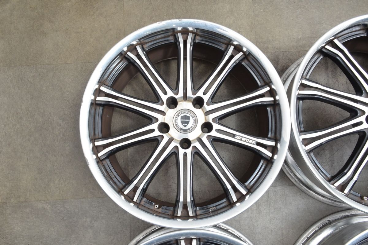 程度良好品 WORK ワーク シュバート SC1 20in 9.5J 35 PCD120 4本セット レクサス LS 40アルファード ヴェルファイア クラウンセダン FFCRYSTALESIA_COM