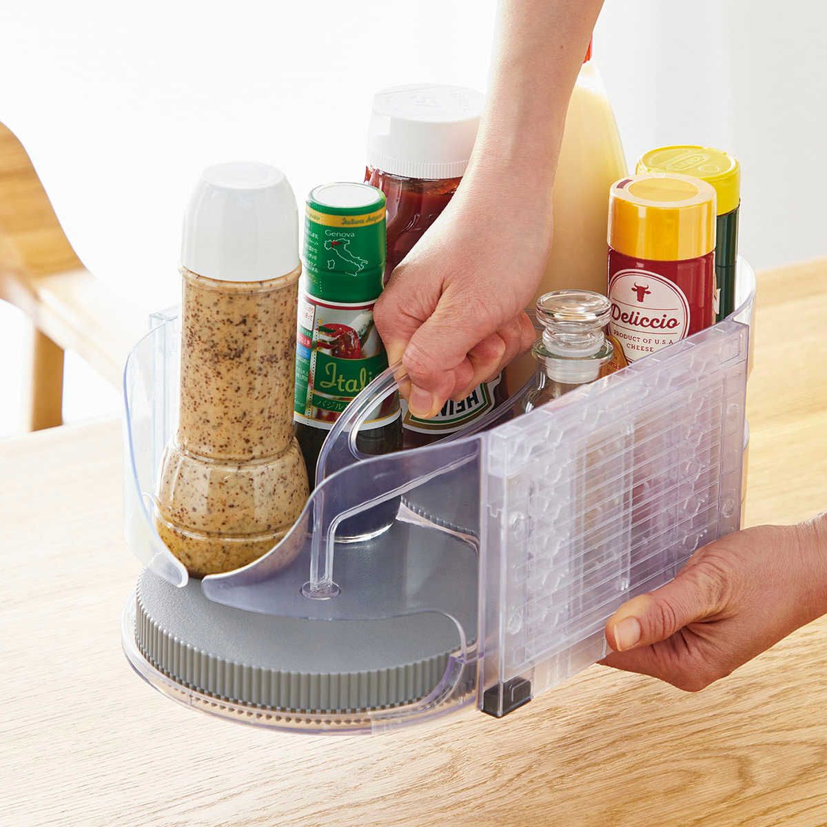 正規品，新作】 冷蔵庫収納 省スペース調味料ラック マワリーナ DX