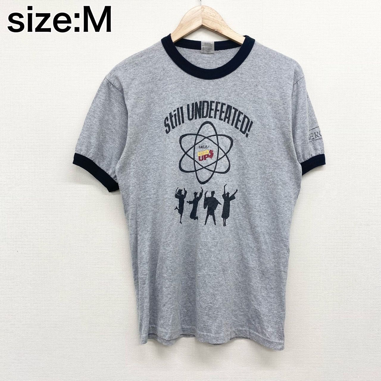 リンガーTシャツ US古着 Mサイズ プリント