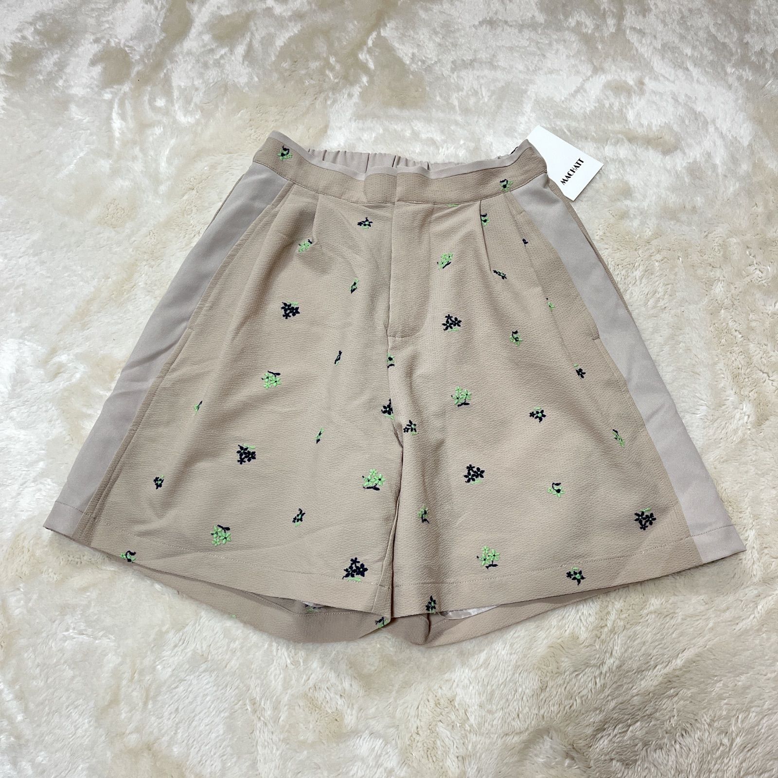 machatt マチャット エンブロイダリーショートパンツ エンブロイダリー