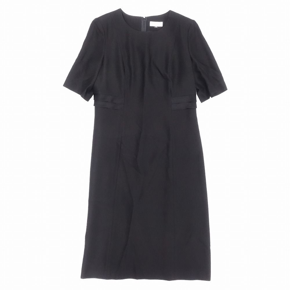 ♥品 Chloe クロエ ブラック フォーマル スーツ 上下 セットアップ ワンピース リボン ブローチ付 11AR 黒 レディース