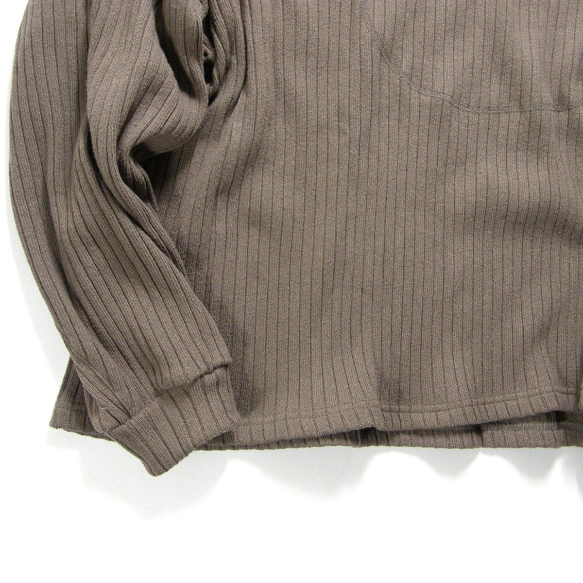 新品】 refomed ／ リフォメッド ロンT 日本製 コットン ニット リブ 