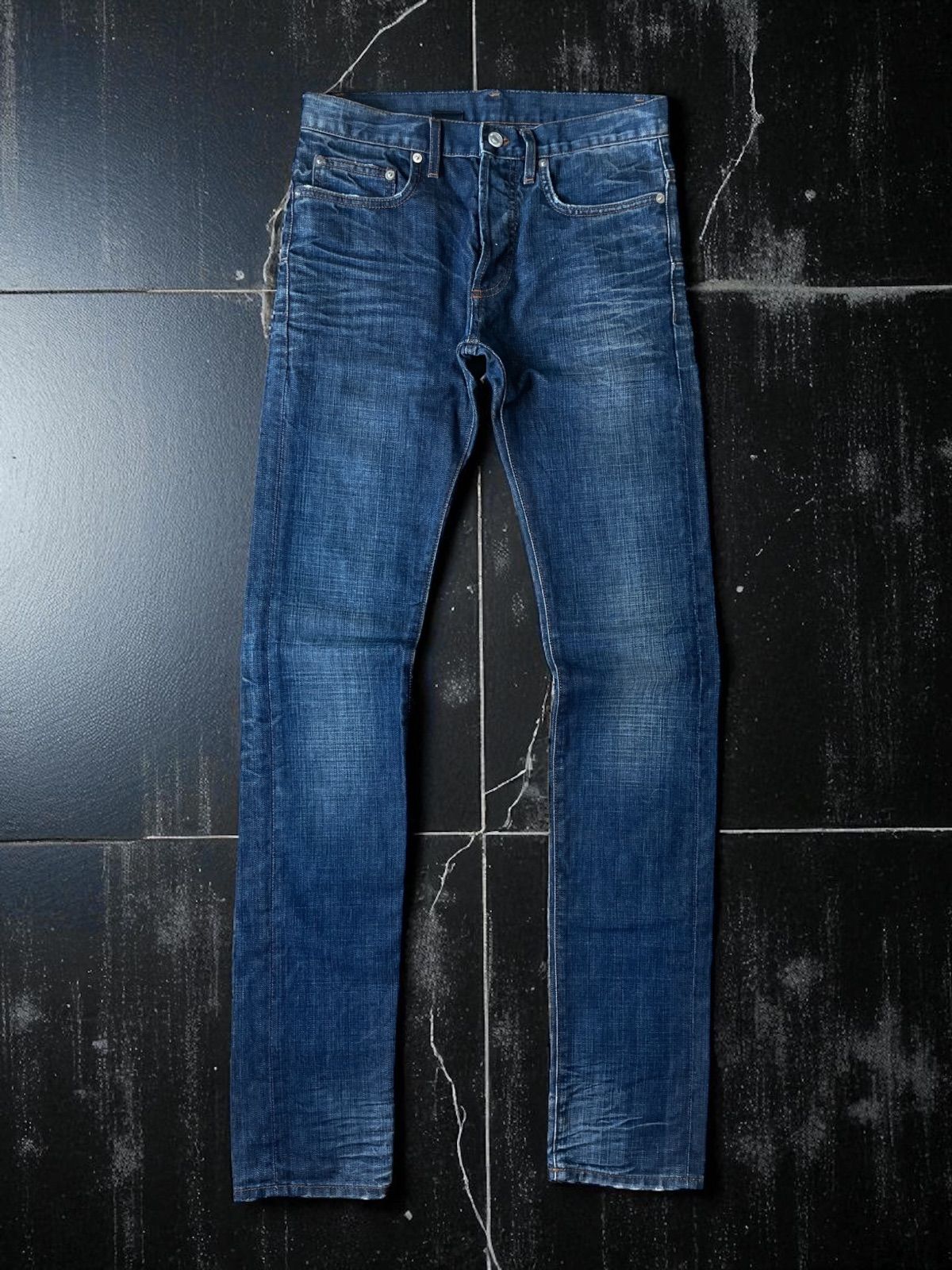 08AW Dior HOMME クリス期 ワックスコーティングスキニーパンツ