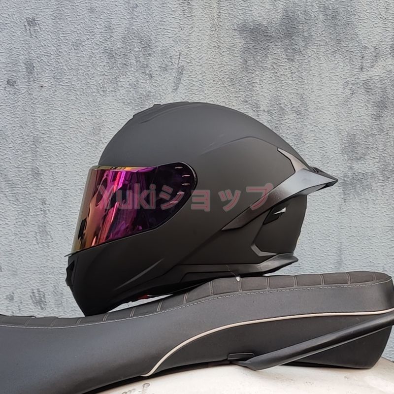 バイク用ヘルメット 自転車用 自転車 ゴーグル付く 堅い 男女兼用 大人向 バイク ヘルメット ファッション カラー ブラック防太陽の光ゴーグル