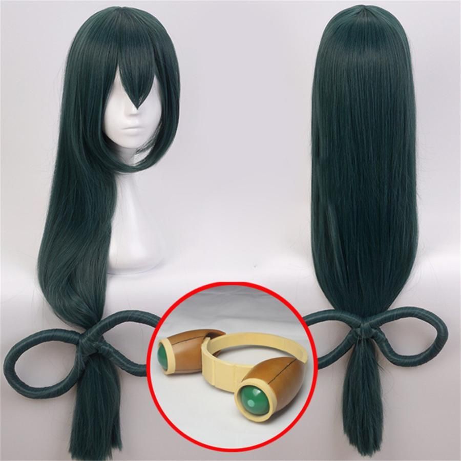 【予約受付開始】 僕のヒーローアカデミア 蛙吹 梅雨 あすい つゆ FROPPY フロッピー ヒーロー装備 ウィッグ コスプレ道具 小物 アイテム cosplay 嬉しい