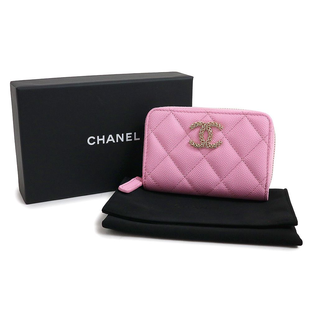 CHANEL シャネル マトラッセ コインパース AP0126 コインケース キャビアスキン ベージュ/083223