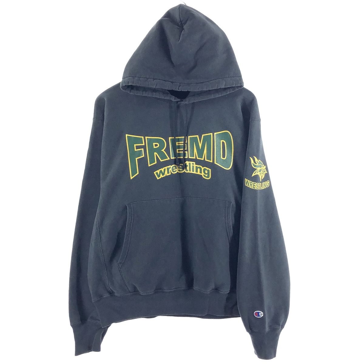 古着 チャンピオン Champion PREMIUM REVERSE WEAVE プレミアムリバースウィーブ 両面プリント 袖プリント カレッジ/eaa375381