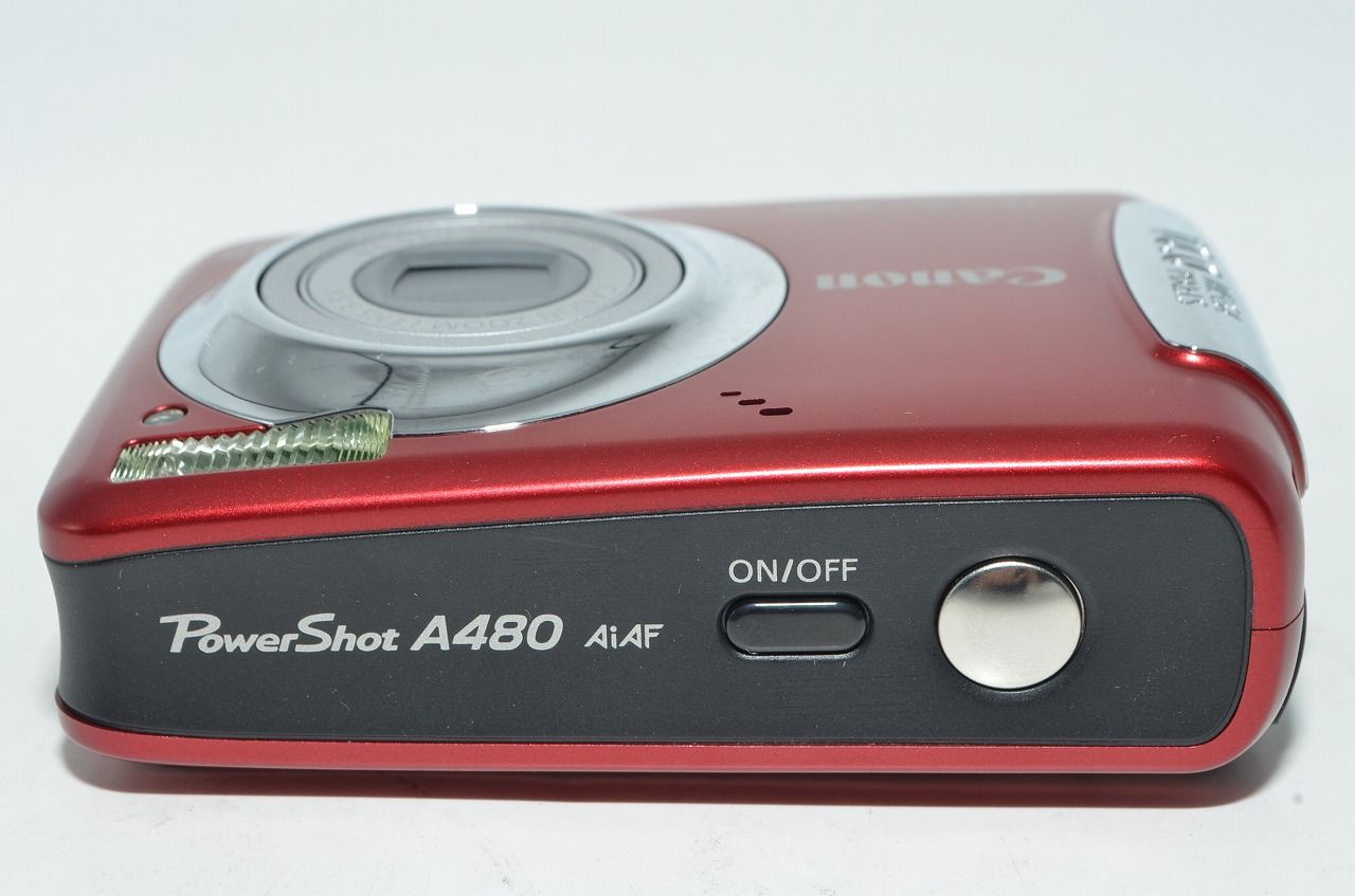 Canon PowerShot A480 レッド 動作未確認 可愛いレッドカラー