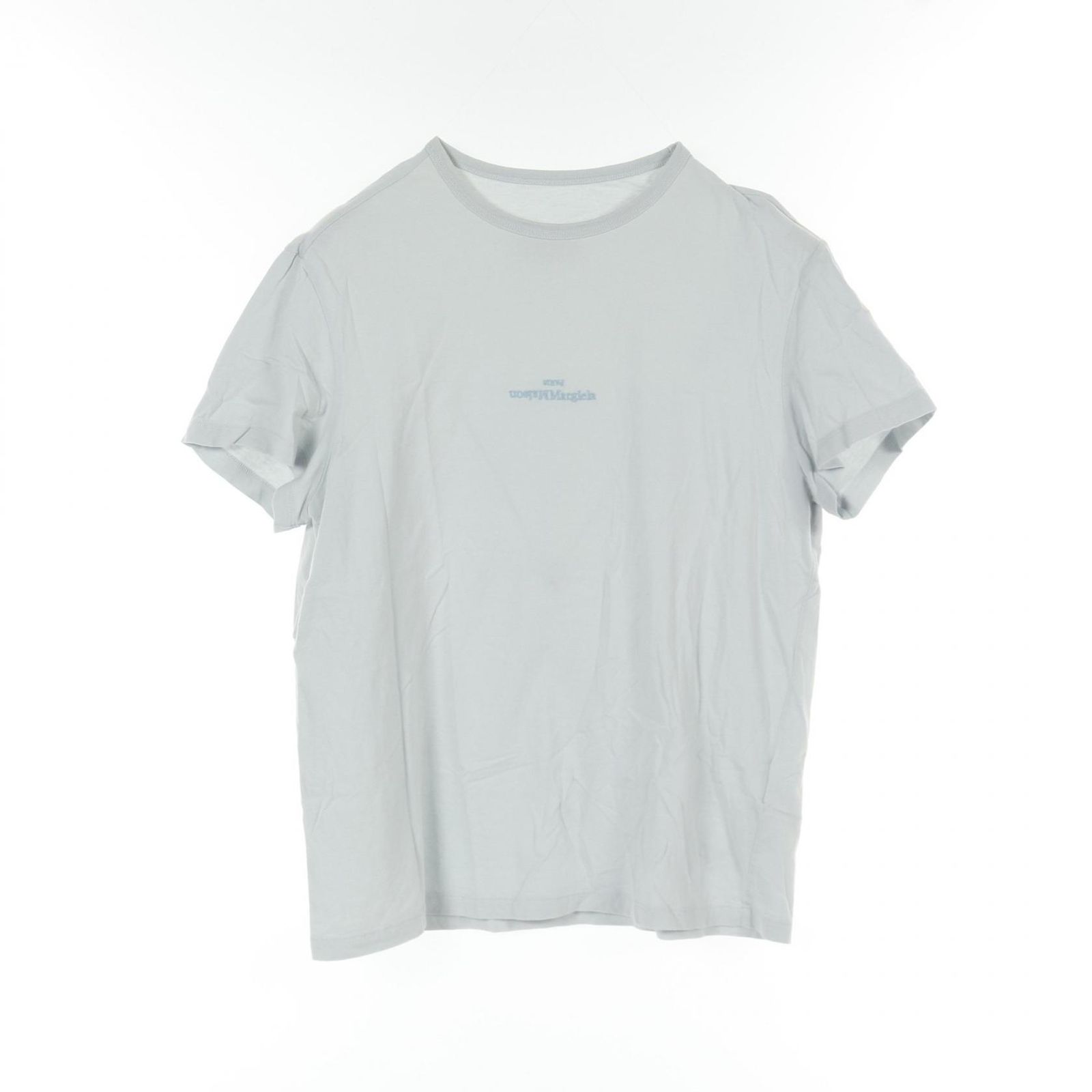 メゾンマルジェラ10 Maison Margiela 10 カットソー S50GC0669 ライトブルー コットン Tシャツ メンズ Used B