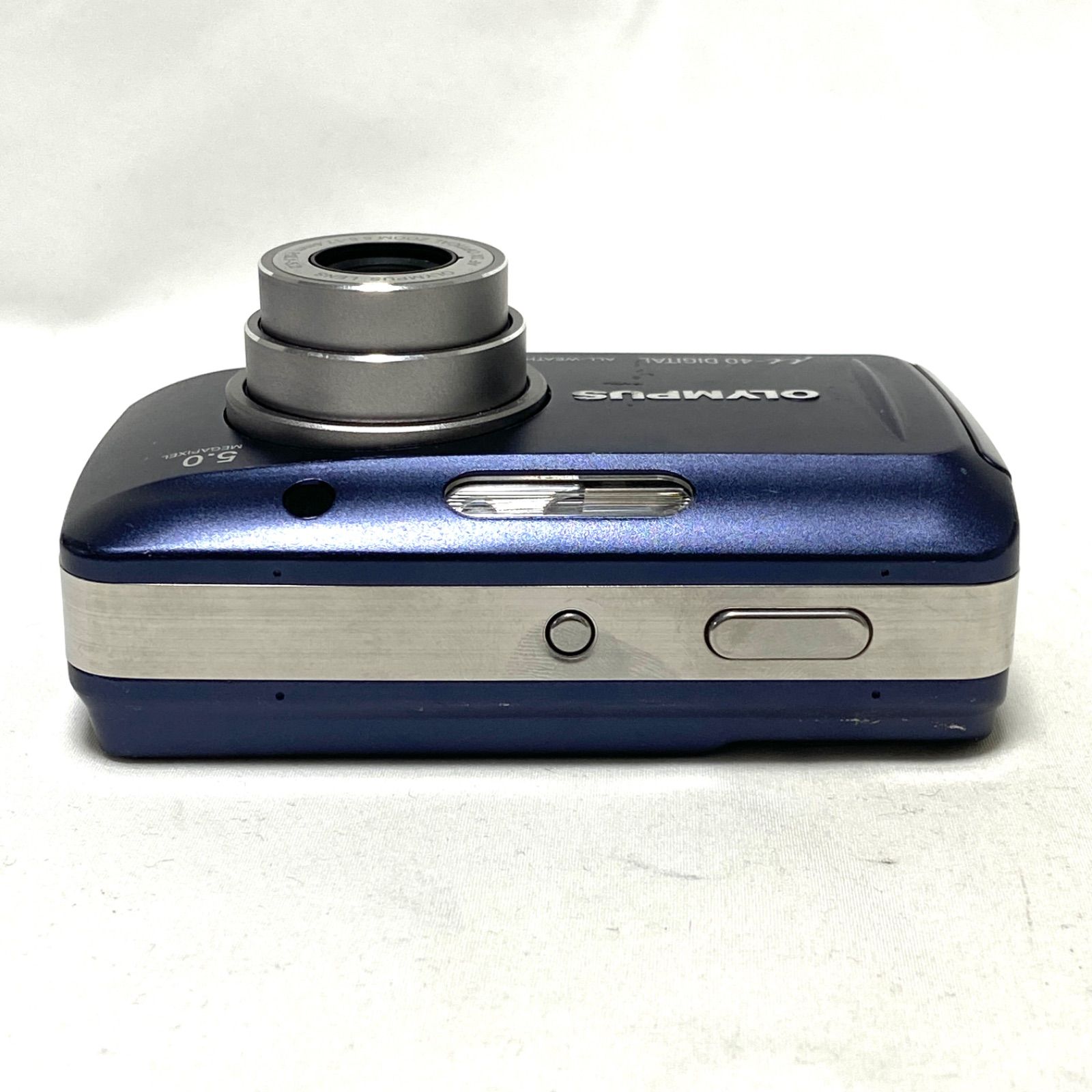 OLYMPUS μ-40 DIGITAL ブルー コンパクトデジタルカメラ オリンパス