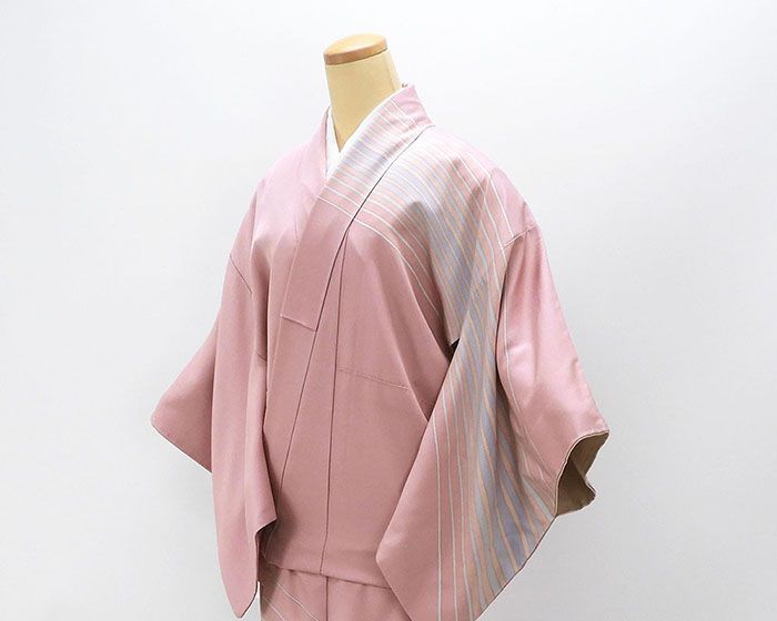 訪問着 正絹 大久保玄才 そめのざ玄才作 身丈162cm 裄丈64.5cm 美品