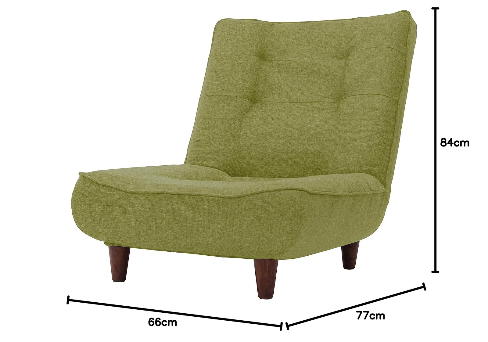 セルタン Cellutane 幅約66cm 和楽の浅葱 1人掛け ポケットコイル タスクグリーン 背部リクライニング 高反発 A327p-583GRN