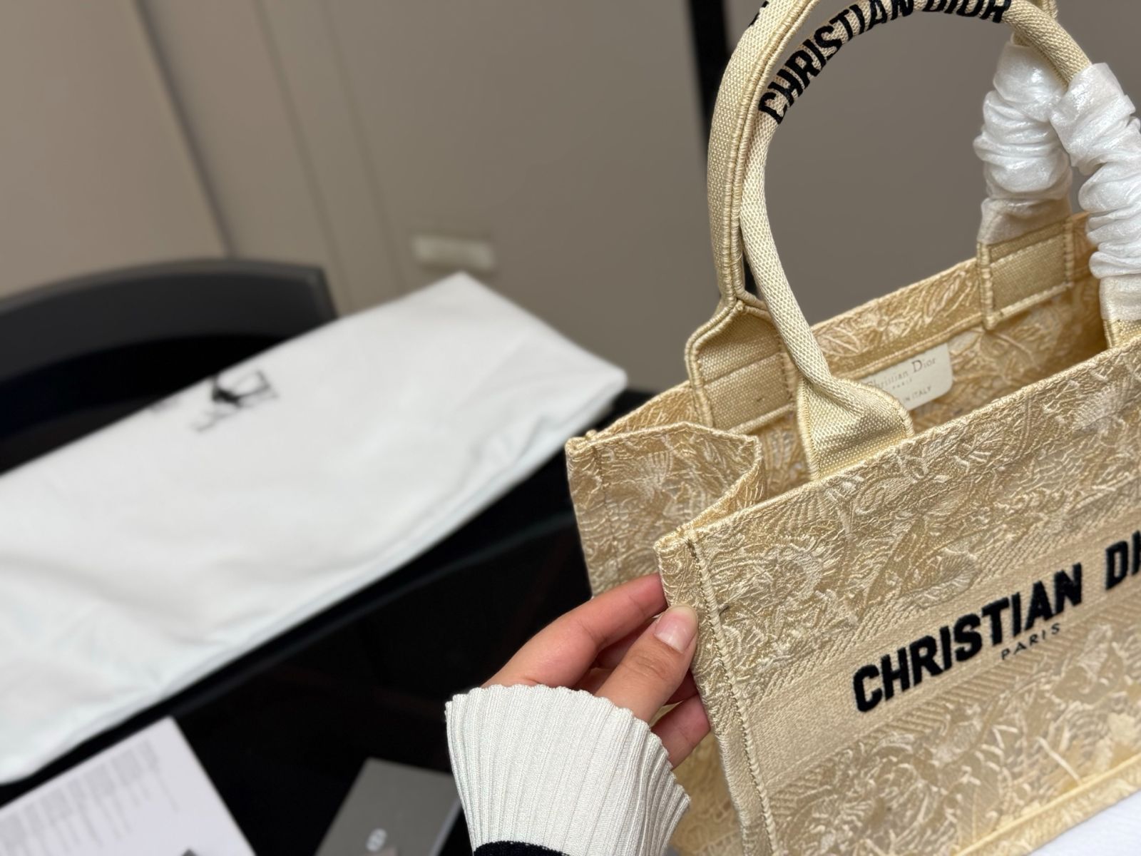 ◆希少◆VINTAGE◆関送込【DIOR】Book Tote*スモール*バッグ DIOR | Dior Book Tote バッグ スモール トワル ドゥ ジュイ