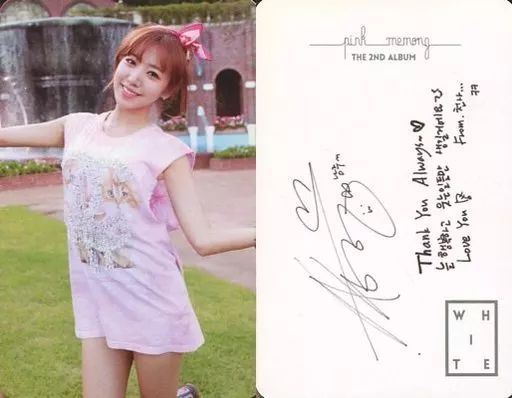 Apink SUNDAY MONDAY ナムジュ直筆サイン&メッセージ入り Apink SUNDAY MONDAY ナムジュ直筆サイン&メッセージ入り-ちーさま確認