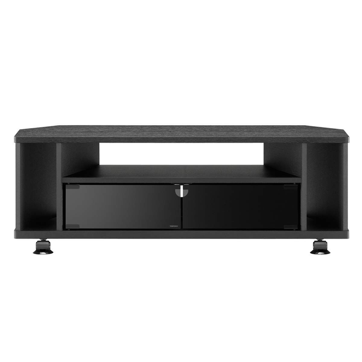 在庫処分 朝日木材加工 テレビ台 KAD style 43型 幅98㎝ ブラック キャスター付き AS-KAD980-B