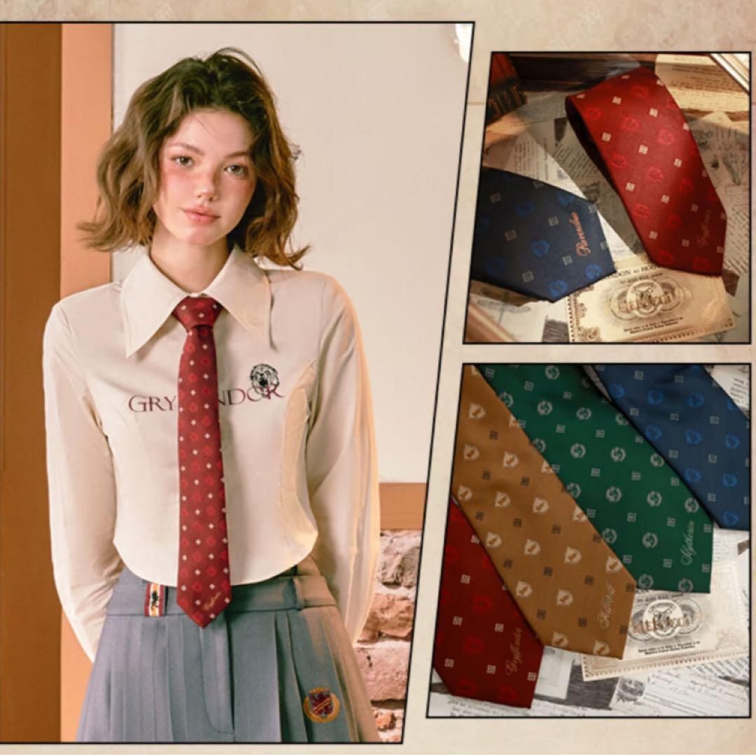ハリーポッター ネクタイ kyouko 制服 スリザリン グリフィンドール 緑 4,050円