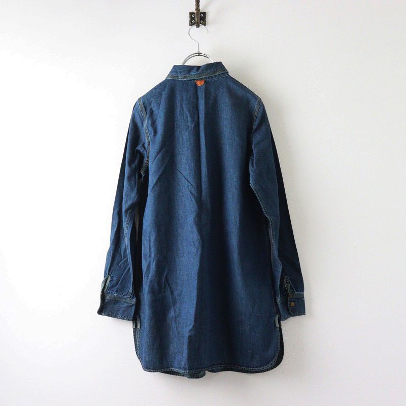 美品 パラスパレス デニムコート はおり インディゴ コットン size2 S