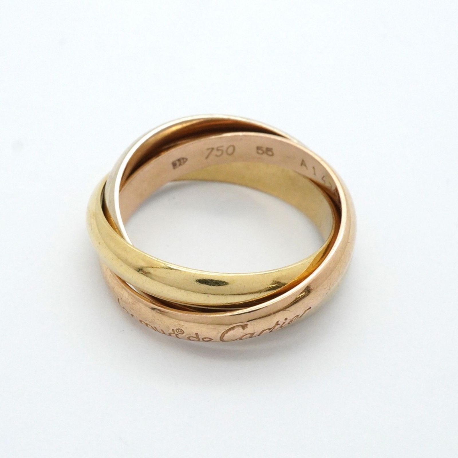 カルティエ(Cartier) カルティエ リング トリニティ 18KYG