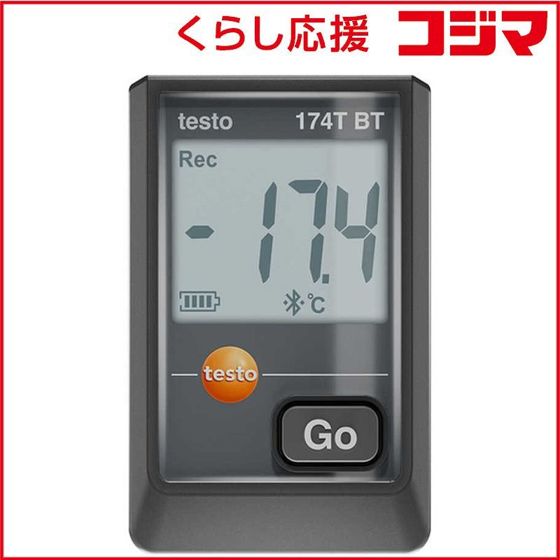 テストー 温度データロガー Bluetooth testo 174 T BT 黒 ♥