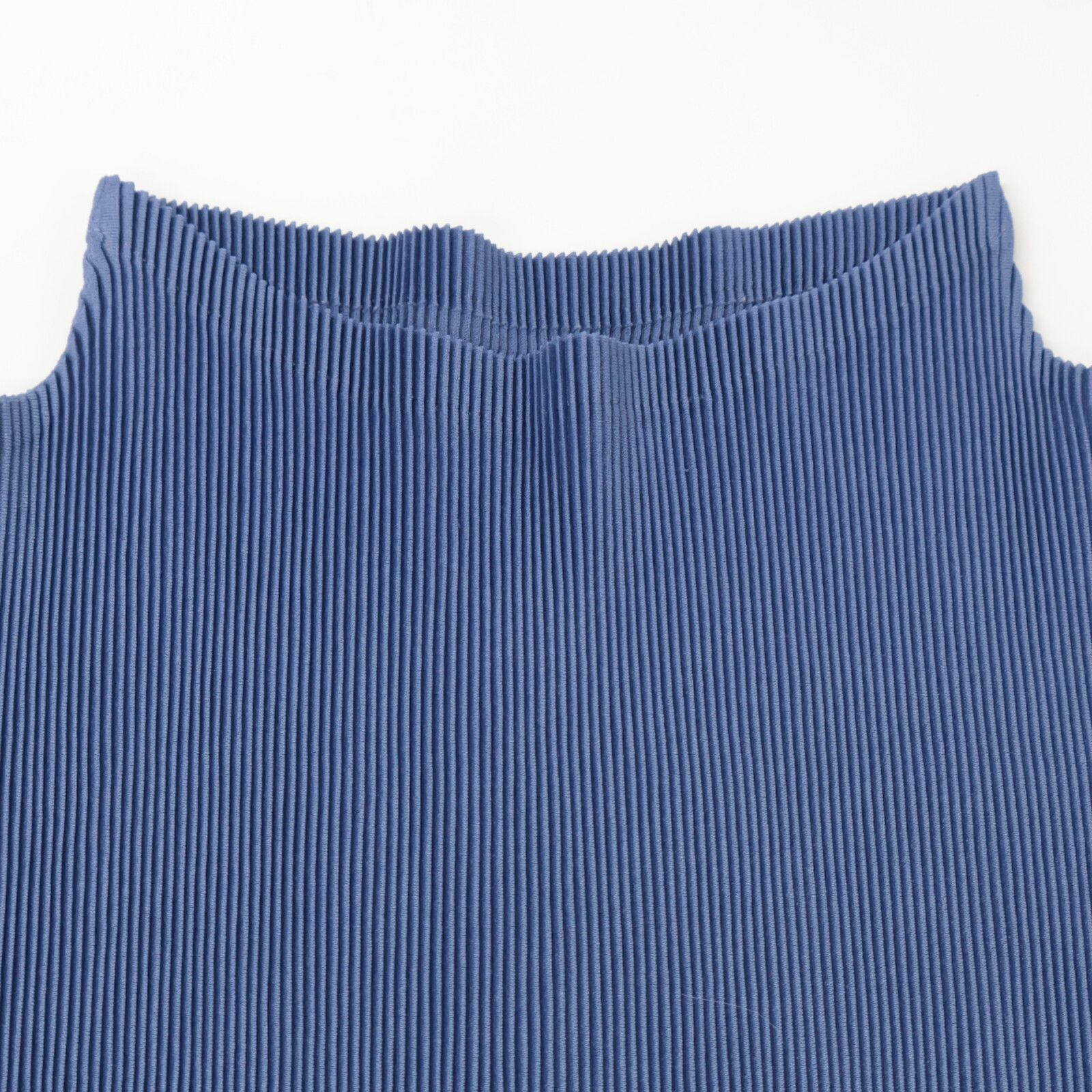  PLEATS PLEASE プリーツプリーズ 17 SS PP 71-FK 293 ﾗｲﾄﾌﾞﾙｰ ﾌﾟﾘｰﾂ ﾓｯｸﾈｯｸ ﾄｯﾌﾟｽ 3 アンサンブル トップス