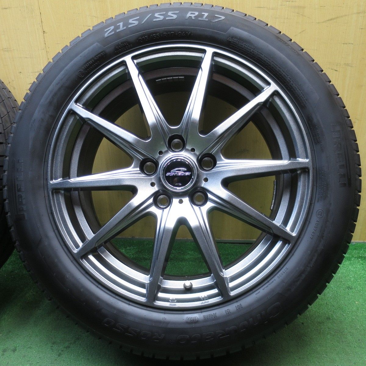 バリ溝！24年！キレイ！9分！2本☆215/55R17 ピレリ Cinturato