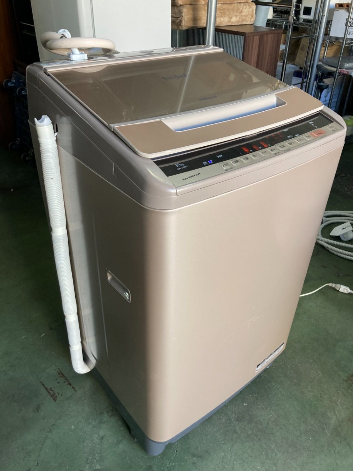 2019年式 HITACHI BW-V100C 全自動洗濯機
