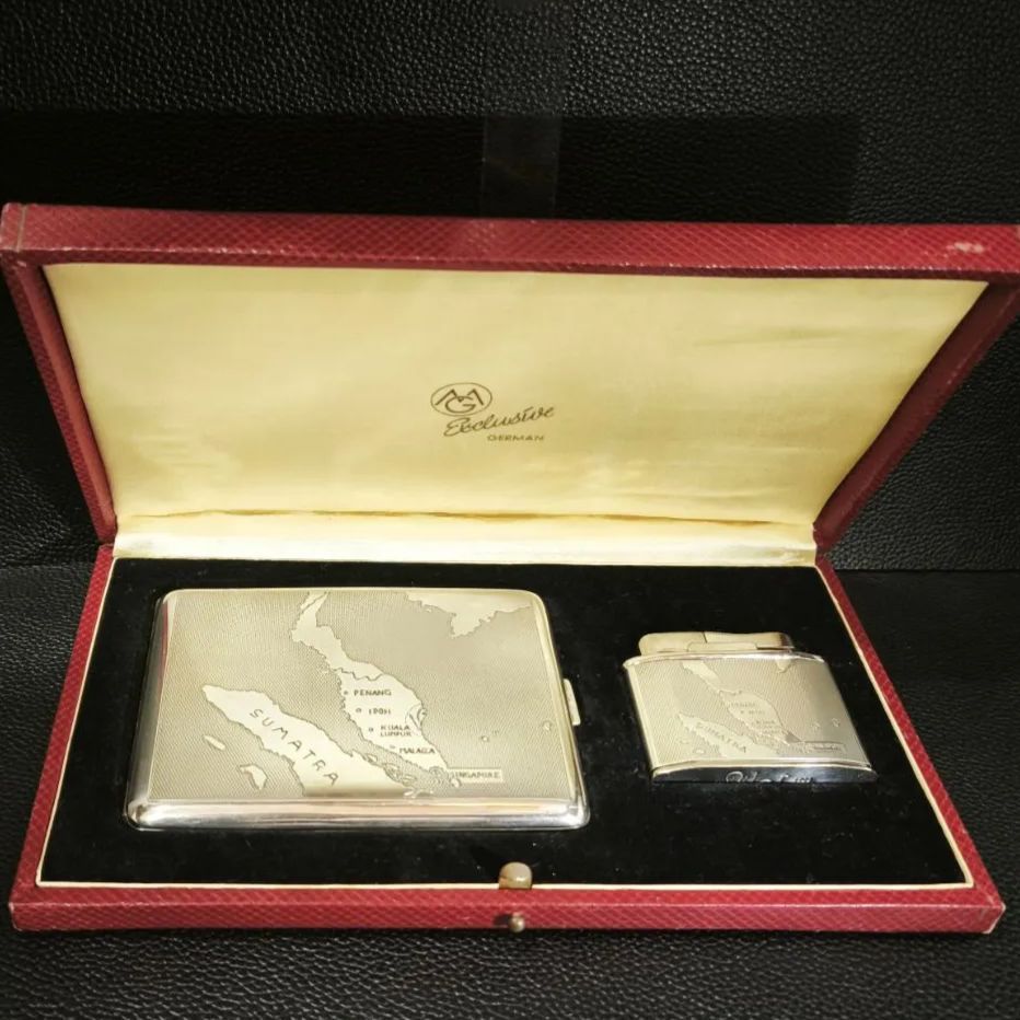 希少レア ヴィンテージ】1940年代 クアラルンプール 贈呈品 オイル 