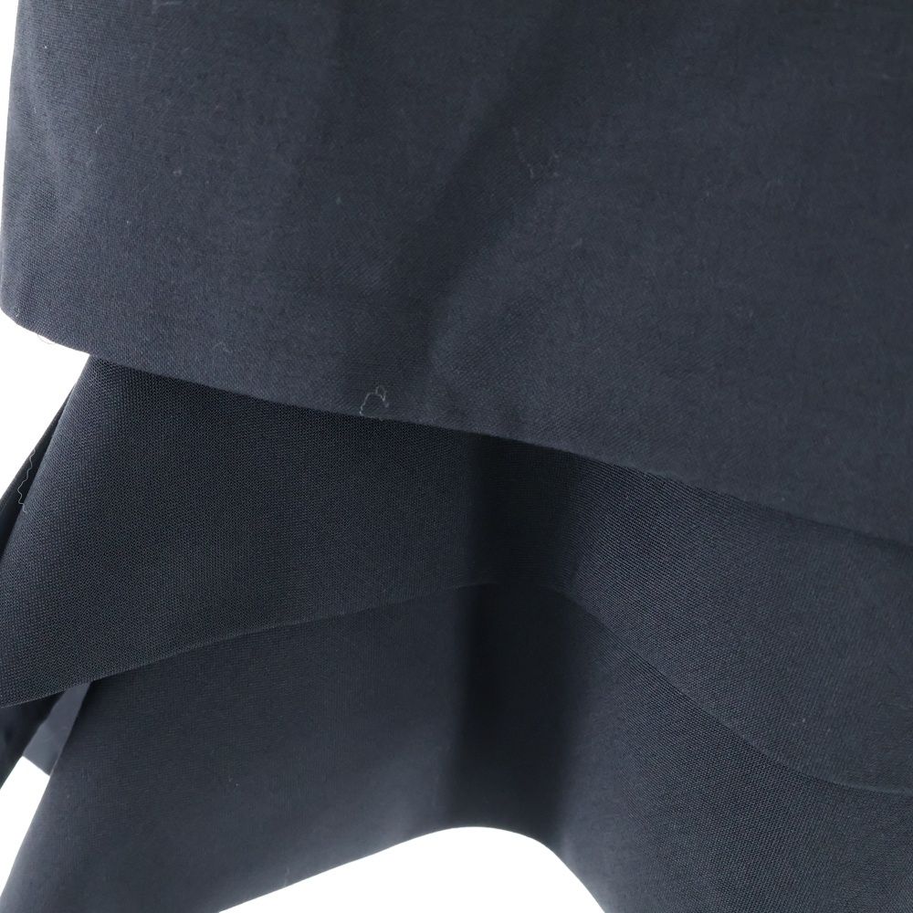  Sacai サカイ 23 SS SUITING スーチング プルオーバー ドッキング 胸ポケット ショルダージップ 半袖Tシャツ ブラック レディース 23-06904 半袖(Tシャツ) Tシャツ カットソー