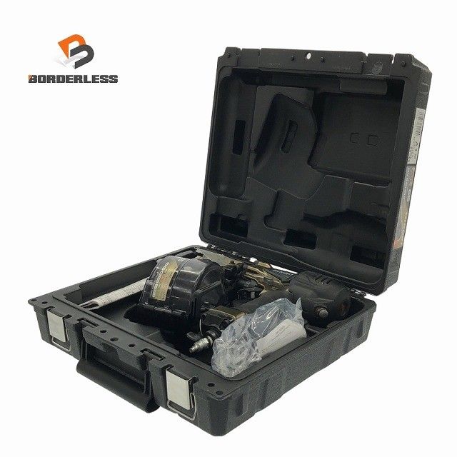 比較的 HiKOKI ハイコーキ 65mm 高圧 ロール釘打機 NV65HR2 S ケース付 パワー切替機構付 エア釘打機 コイルネイラ117366