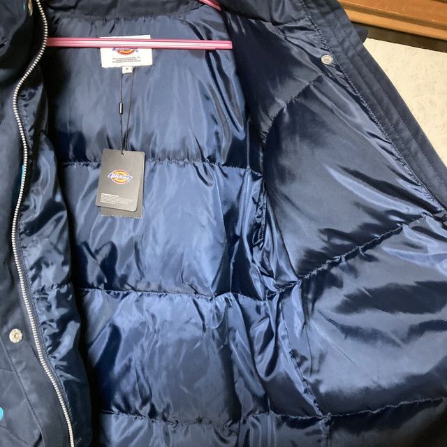 Dickies ディッキーズ ダウンジャケット 紺 ネイビー メンズ Sサイズ 