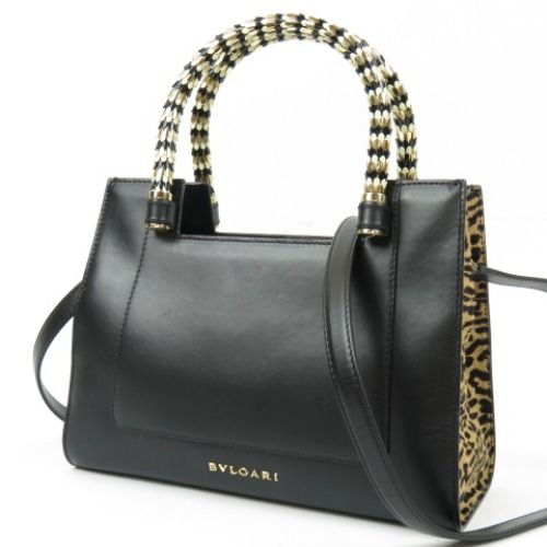 77736 BVLGARI ブルガリ セルペンティスカリエ 2WAY ショルダーバッグ 