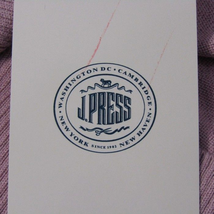 ジェイプレス レイヤード風ニット トップス Vネック ブラウス 未使用品 レディース Mサイズ グレー×紫 J.PRESS ジェイプレス レイヤード風ニット トップス Vネック ブラウス 未