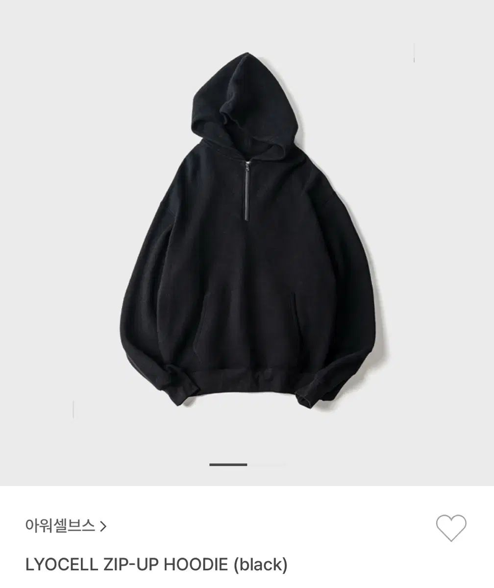 雷市場（ポンジャン）商品韓国直送】 OURSELVES(アワーセルブス) Lyocell zip ー up hoodie black 2 サイズ -  品質保証書