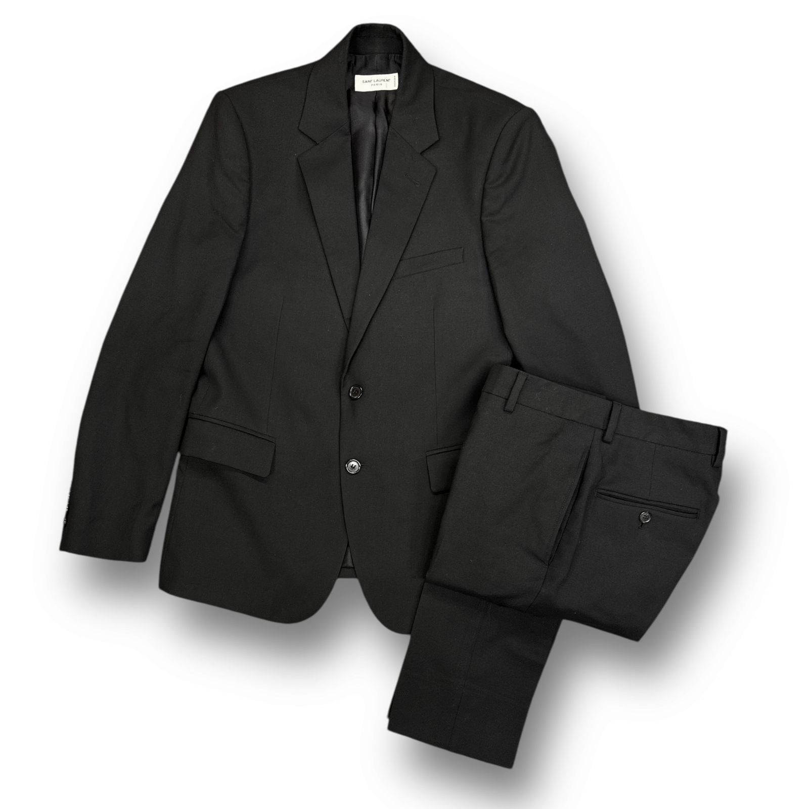 国内正規 SAINT LAURENT PARIS set up ス―ツ シングル テーラード 