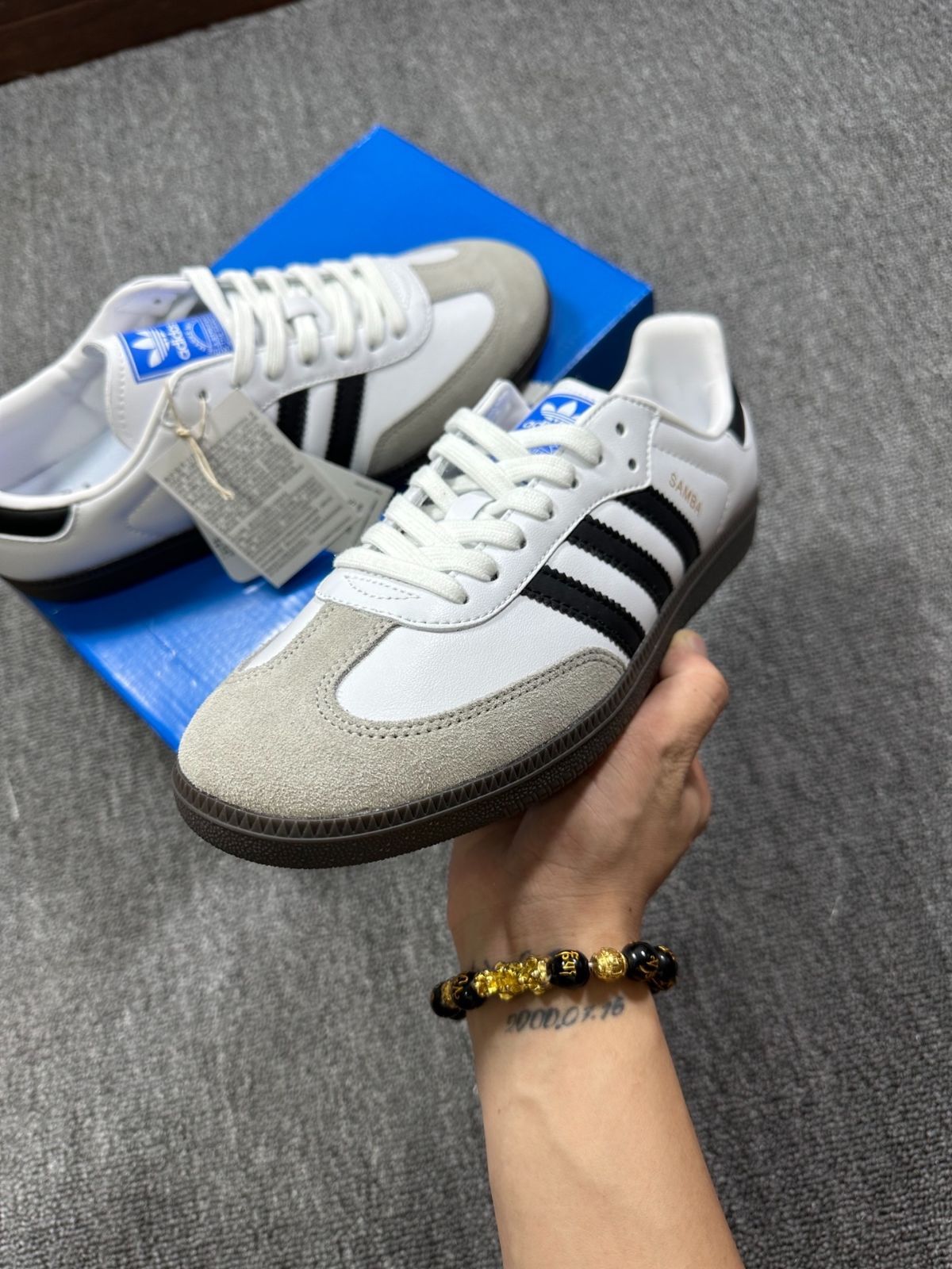 新品 SAMBA OG アディダス サンバ ホワイト Adidas Originals Samba white 男女兼用