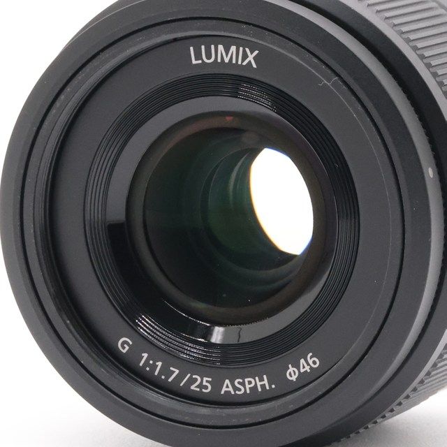 LUMIX H-H025 単焦点レンズ ルミックス　マイクロフォーサーズ カメラレンズ LUMIX G 25mm/F1.7 ASPH. LUMIX（ルミックス） シルバー