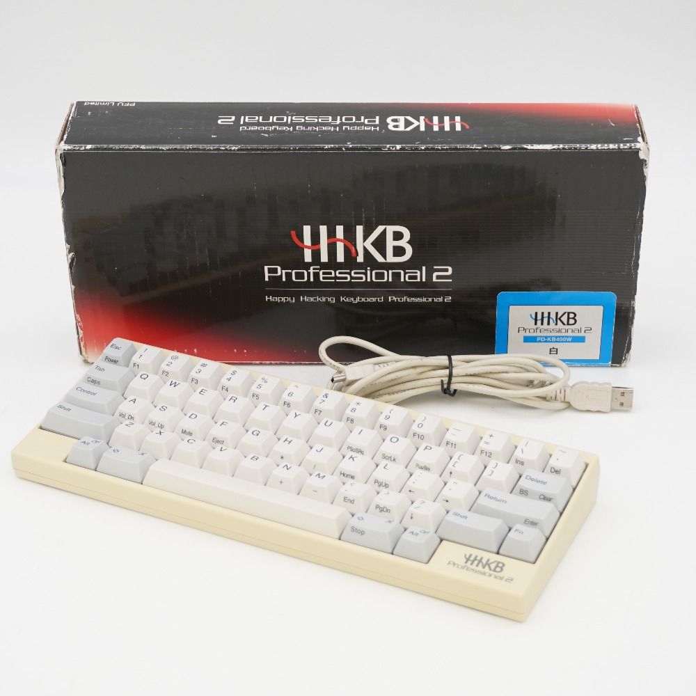 PFU ピーエフユー PC周辺機器 Happy Hacking Keyboard Professional2 白 （英語配列） PD-KB400W