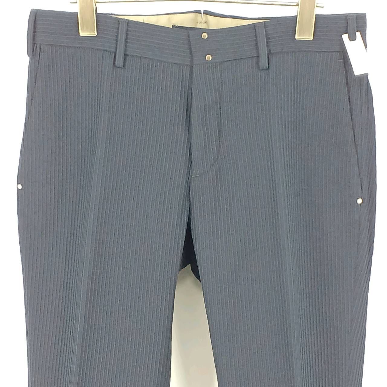 インコテックス　ウール　ブルー スラックス 46 インコテックスINCOTEX／ウールスラックス／size 46