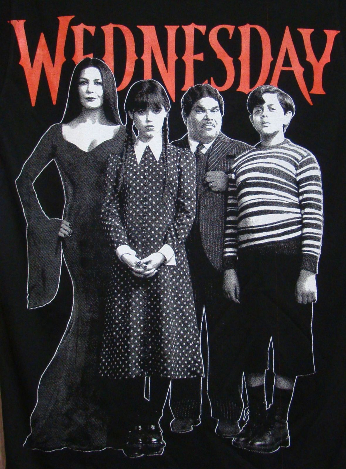 黒☆新品アダムスファミリー【Wednesday】ウェンズデーTシャツ