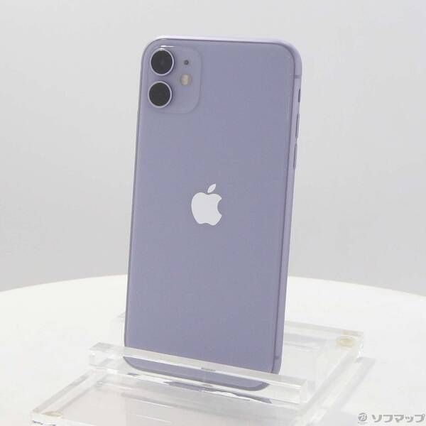 品〕 iPhone11 64GB パープル MWLX2J／A SIMフリー【348】 【公式通販】