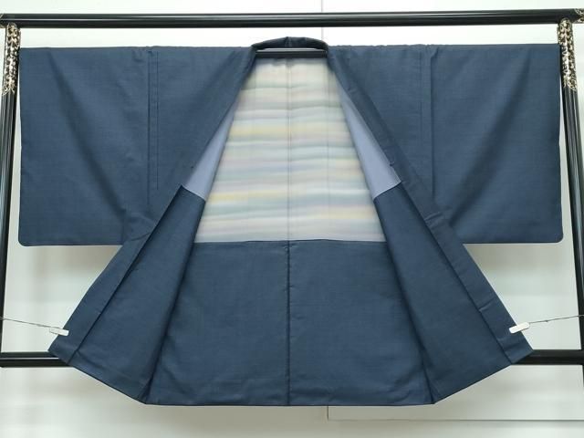 平和屋着物□極上 男性 本場大島紬 アンサンブル・長襦袢セット 100  