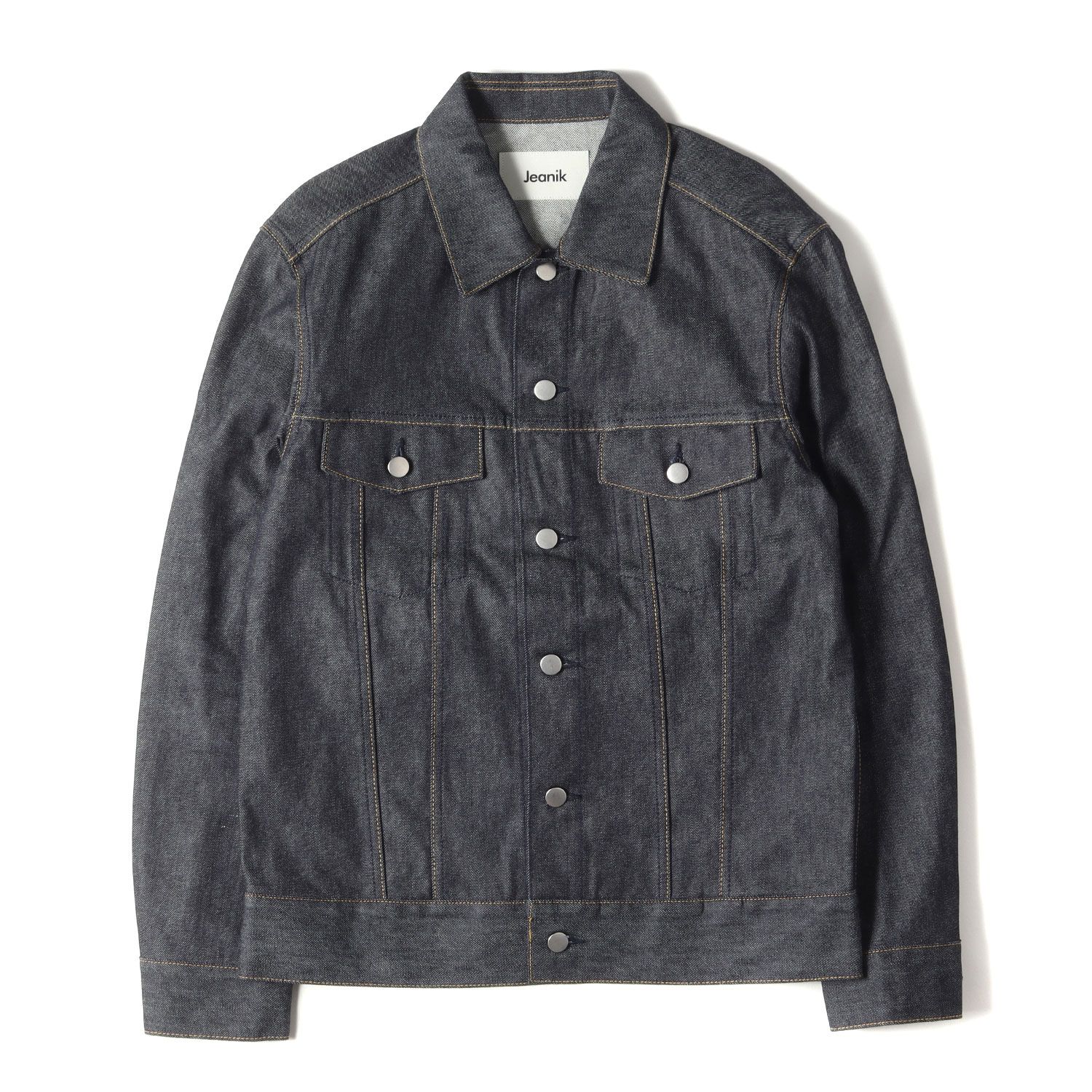 美品 Jeanik ジーニック ジャケット サイズ:M コットン カシミヤ 3rd 