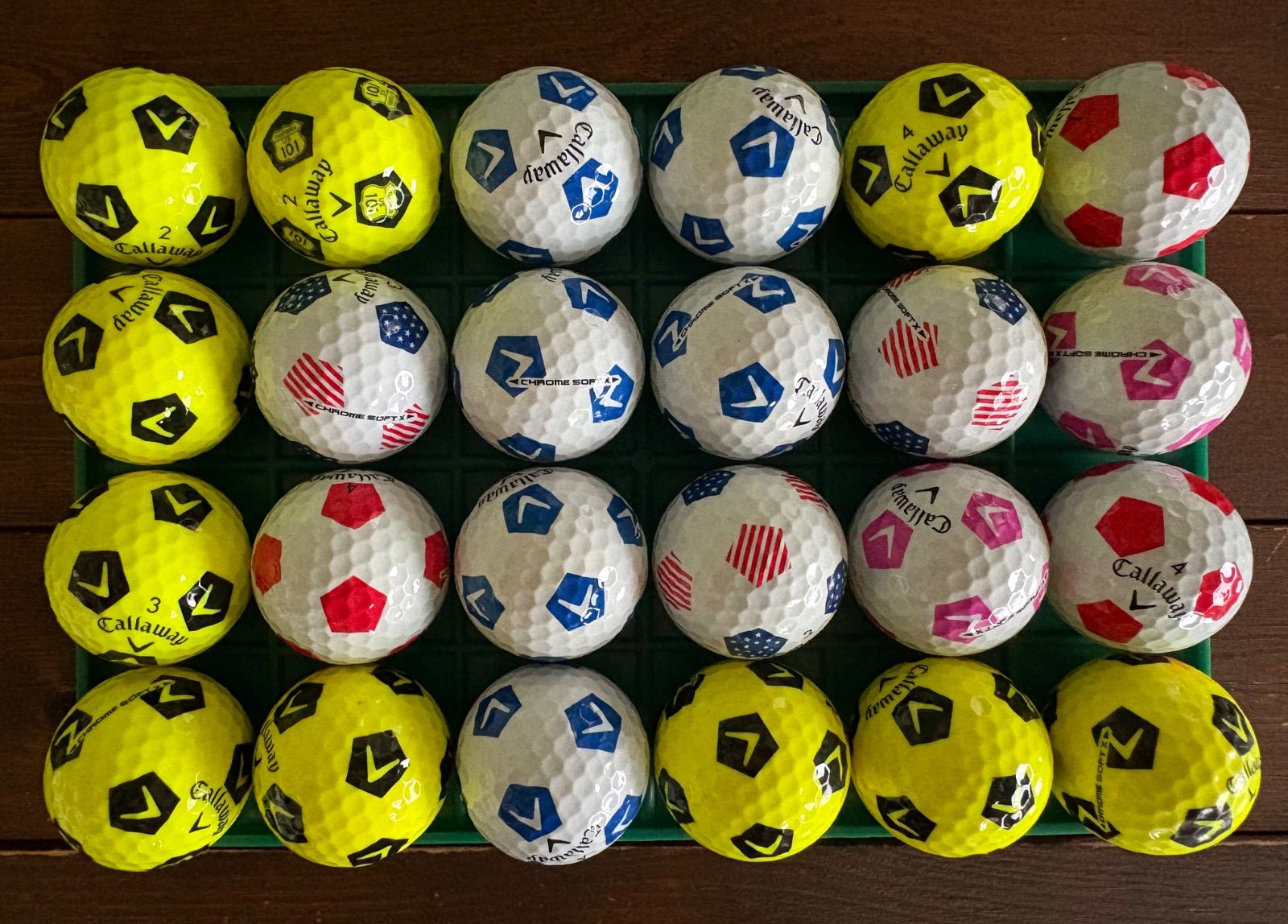 callawayキャロウェイ 24球 ロストボール ゴルフボール クロムソフトX
