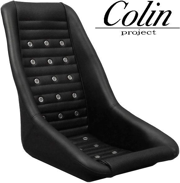 M s Colin project ダットサン バケットシート タイプD シート本体 ヘッドレストのみ 1脚 ブラック 黒 社外 コーリン パーツ 部品 カスタム コーリンプロジェクト 汎用 QQQQ-DATSUN-SD 要在庫