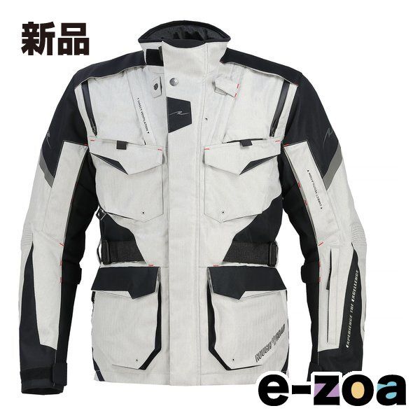 ROUGH-ROAD ラフアンドロード デュアルテックスアドベンチャーオールシーズンジャケット ヘリンボーンシルバー-LL RR7107SP-SV4 2660193