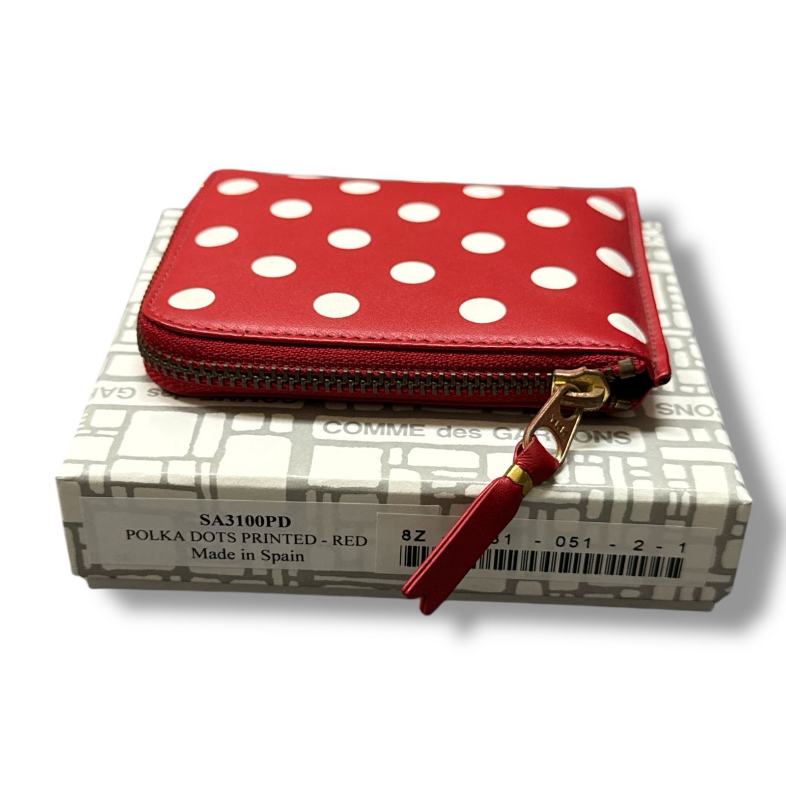 参考上代22550円 Wallet COMME des GARCONS Polka Dots Printed コイン 