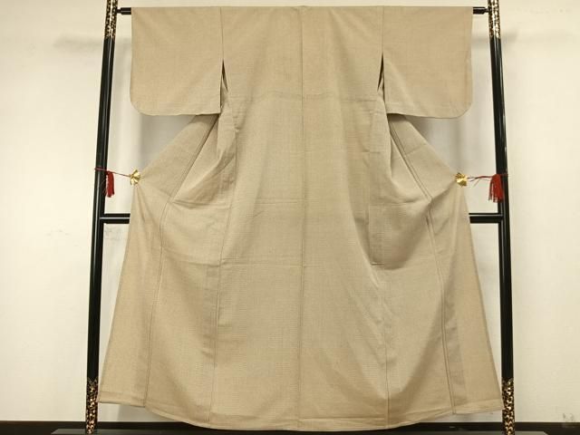 平和屋着物▽白鷹お召 単衣 蚊絣 正絹 逸品 AAAZ9526fy - メルカリ