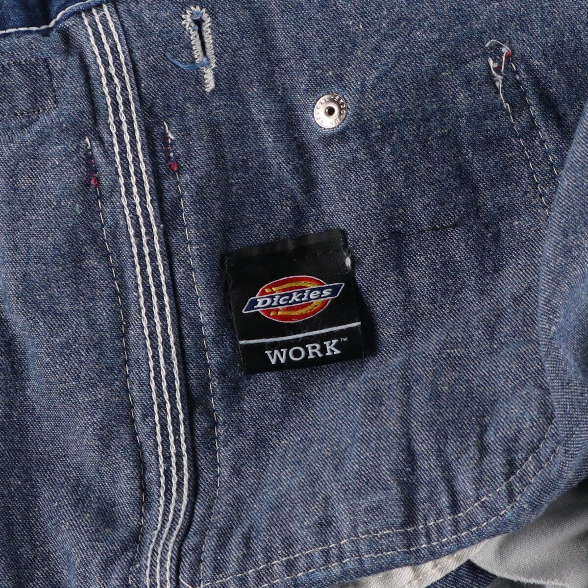 古着 ディッキーズ Dickies デニムオーバーオール メンズw39相当