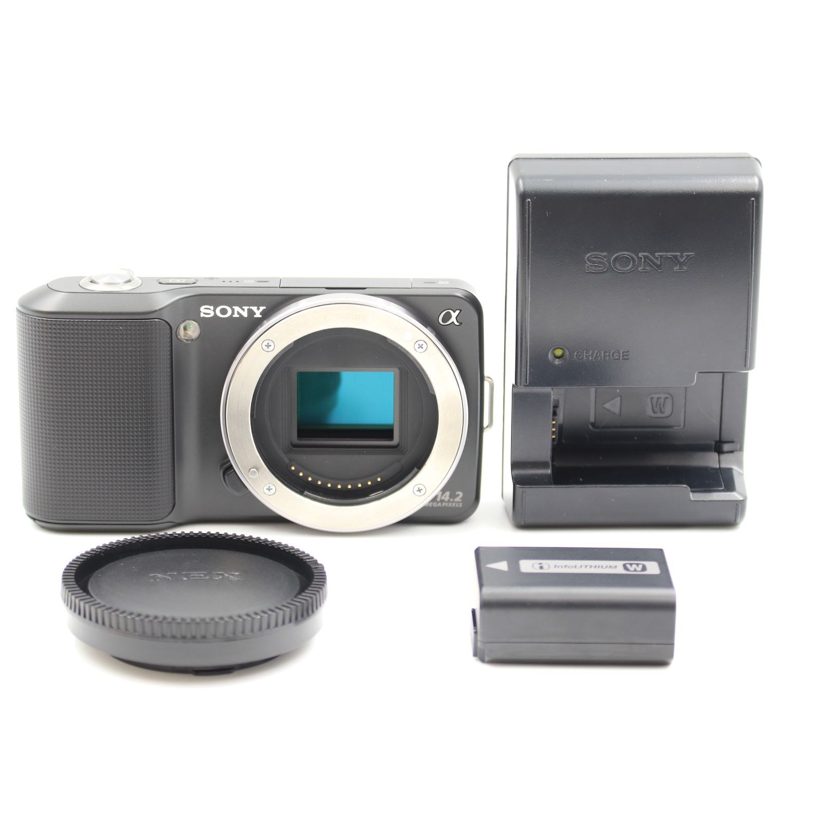シャッター数6398枚 SONY NEX-3 ボディ ブラック ミラーレス一眼カメラ ソニー