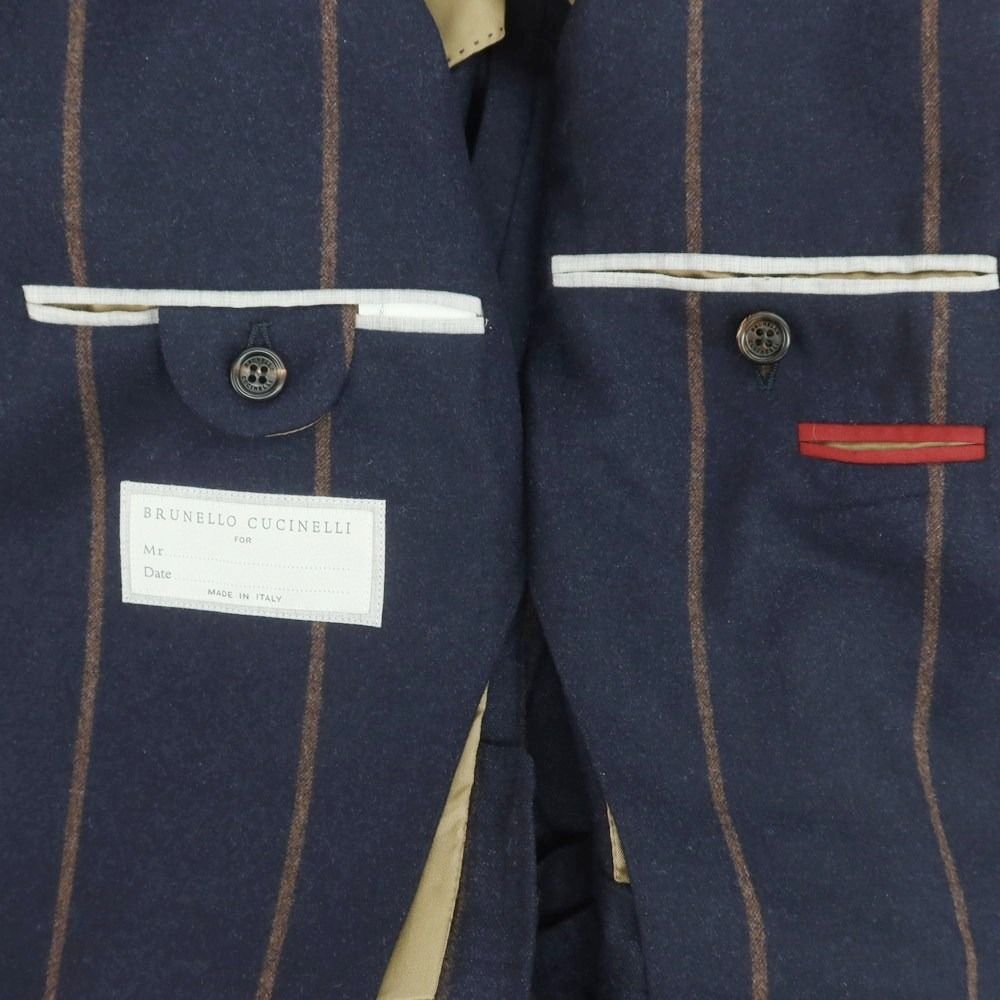 ネイビーxブラウン サイズ46